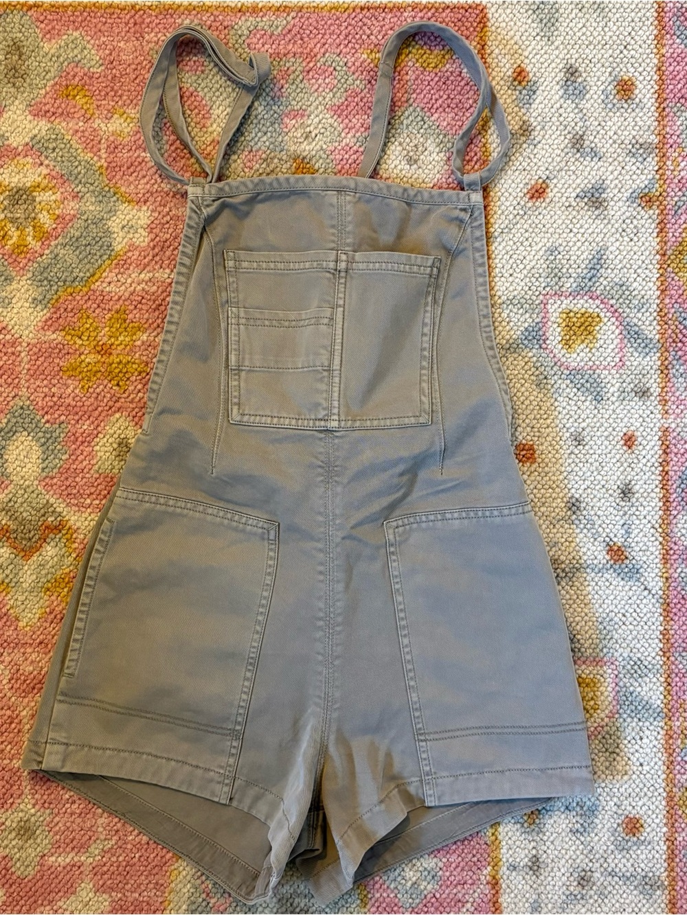 Free People Tough Love Denim Shortalls